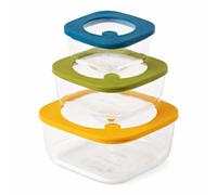Guzzini Store & Plus Set 3 Contenants Hermétiques En Verre