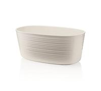 Guzzini Terra 196201156 Petit Pot Multiple en Plastique recy lanc Laiteux, 15,4 x 29,2 x 11,8 cm, 3 l
