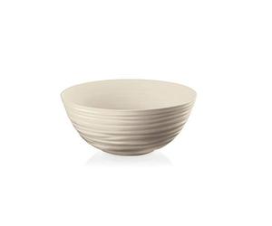 Guzzini - Tierra, Bol L en Plastique recyclé, récipient - Argile, Ø25 x H10,5 cm | 3100ml - 17502579