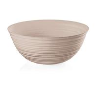 Guzzini - Tierra, Bol XL en Plastique recyclé, Récipient - Gris Tourterelle, Ø 30 x H11,8 cm | 5000ml-175030158