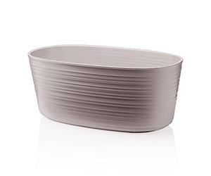 Guzzini - Tierra, Grand Vase en Plastique recy ris Taupe