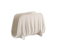 Guzzini - Tierra, Porte-Serviettes en Plastique Recy lanc Lait, 16 x 8 x h11 cm - 197200156