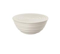 Guzzini - Tierra, Récipient M avec couvercle en plastique recy ol - Blanc lait, Ø 18xh7,8 cm | 1090ml - 175003156
