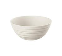 Guzzini - Tierra, Récipient M en Plastique Recy ol - Blanc Lait, Ø 18xh7,6 cm | 1090ml - 175018156