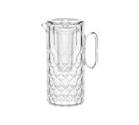 Guzzini - Vanity, Carafe avec ampoule à infuseur transparente en Bio-based SAN et Bio-based SMMA - ARIA