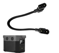 GVAGR XT150 Câble de connexion de batterie supplémentaire pour Delta Max, Delta 2, Delta 3 (Plus/1500) et Wave 2/3 - Cordon d'alimentation pour générateur, 0,5 m - Câble tressé XT150. (non compatible