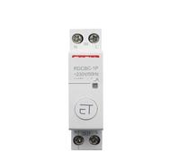 GVBAEPIEO Disjoncteur 1P+N, Relais temporisé Intelligent, Interrupteur, télécommande vocale(50A)