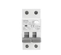 GVBAEPIEO Disjoncteur électromagnétique à Courant résiduel de Type AC GYR9NM 2P 1P + N 40A 6KA avec Protection Contre Les surintensités(2P 10A,100mA)
