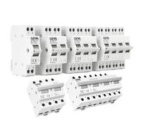 GVBAEPIEO GYHO8 1P 2P 3P 4P 40A 63A 100A 125A disjoncteur de Verrouillage AC Din Rail commutateur Transfert Manuel ATS(25 V,1)