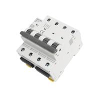 GVBAEPIEO Mini disjoncteur DC MCB 80A 100A 125A 6KA 4P 1000VDC, Rail Din, disjoncteurs GYM9-125(100A)