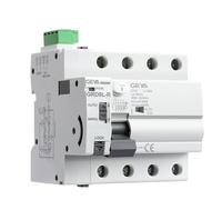 GVBAEPIEO Mini disjoncteur GYM9-125 2 pôles DP MCB Ture Cureent de 80A 100A 125A AC Largeur 35.6mm 400V 6KA(RCCB-4P 40A 100mA,GRD9L-C-DC12V)