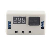 GVBAEPIEO Module de Relais temporisé YYC-2 12 V, Affichage numérique LED, Interrupteur Commande minuterie Cycle, Panneau d'automatisation réglable avec Coque