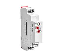 GVBAEPIEO Relais temporisé électronique 12V 24V 220V, Type Rail DIN, Relais ou AC/DC12-240V(1SPDT ACDC12-240V)
