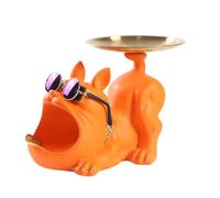 Gvblkq Bonbonnière Statuette Bulldog Boîte De Rangement Bureau