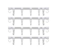 Gvblkq Porte-ustensiles de cuisine léger, support mural adhésif en polypropylène sans perçage pour spatules, outils de barbecue, organisateur de maison, gain de place, 40 cm
