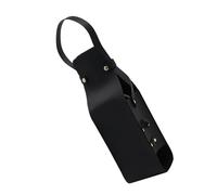 Gvblkq Sac à vin en cuir synthétique avec poignée, sac de transport pour bouteille de liqueur, sac de pour bouteille de vin, sac de transport portable pour rangement de vin, Noir , Siehe