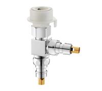 Gvblkq Vanne De Dérivation Pour Robinet | Séparateur d'Eau Machine à Laver | Diverteur de robinet de douche | Pour Douche Cuisine Appartement Évier Machine À Laver Toilette