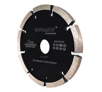 GVHAKG Disque de fraisage diamant 125 mm, 8 mm Fraise à joints pour béton, mortier, brique, maçonnerie et plâtre (125 x 8 x 22,23 mm)