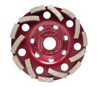 GVHAKG Meule diamantée 125 mm × 22,23 mm pour béton, pierre, pierre naturelle, colle à carrelage, granit, maçonnerie, disque abrasif diamanté extra rapide
