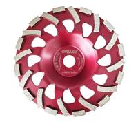 GVHAKG Meule diamantée 180 mm × 22,23 mm pour béton, pierre, pierre naturelle, colle à carrelage, granit, maçonnerie, disque abrasif diamanté extra rapide