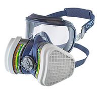 GVS Filter Technology SPR534 Masque Elipse Integra avec filtres ABEK1P3 contre les risques Poussieres et Multiple Gaz, S/M, Bleu