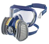 GVS Filter Technology SPR584 Masque Elipse Integra avec filtres ABE1P3 pour gaz et poussières organiques, inorganiques et chimiques, M/L Bleu