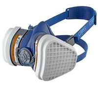 GVS Masque Elipse SPR495 avec filtres A2P3 pour gaz et vapeurs organiques jusqu'à 5000 ppm et poussières, S/M