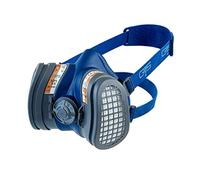 GVS SPR669 Masque Elipse Compact avec filtres A2P3 pour gaz et vapeurs organiques jusqu'à 5000 ppm et poussière, M/L