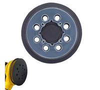 GVSS 1 Pièce Plateau Ponceuse pour DeWalt DWE6423 125mm,5 Pouces 8 Trous | Caoutchouc PU anti-vibration,Bonne aspiration de poussière,Finition lisse,Adapté au bois,métal,automobile et meubles