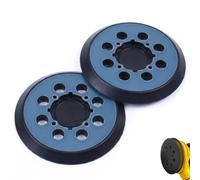 GVSS 2 Pièces Plateau de Poncage 125mm pour DeWalt DWE6423 6423K DWE6421 6421K DCW210B,8 Trous Plaque de Ponçage 125 mm pour Ponceuse Orbitale