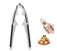 GVSS Casse Noix sans Effort Professionnel 15,5x3,5cm avec Poignée Antidérapante,Casse Noisette en Alliage de Zinc,pour Casser Noix,Noisettes,Amandes et Fruits de Mer