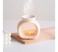 Gwezmxs Brûleurs et Diffuseurs d'Huiles Essentielles, Pour Bougies, Fondants Parfumés et Cires, Chaleur Douce, Kit Fondant Parfumé et Diffuseurs en Céramique pour une Ambiance Aromatique Relaxante