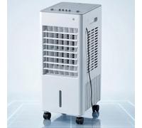 GWFBLID Rafraîchisseur d’Air Évaporatif 60W Fonction Air Froid et Ventilateur Climatiseur Mobile Portable Silencieu avec 3 Vitesses 3 Modes Réservoir de 5L Minuteur 8h Filtre Lavable pour Chambre