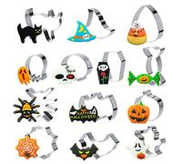 GWHOLE Emporte-Pièces Halloween en Acier Inoxydable, Lot de 13