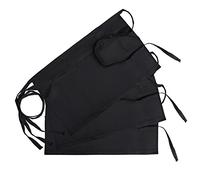 GWHOLE Lot de 3 Tabliers Courts Unisexes avec Poches pour Chef Baker Serveurs Serveuses Serveur Artisans