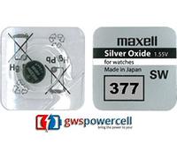 GWS-POWERCELL® Maxell 377, 1 pile bouton pour montre