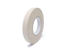 gws Ruban en tissu brut 21541 - 50 m x 15 mm - Blanc - Ruban adhésif polyvalent pour le bandage de câbles, les réparations et le marquage - Flexible, durable, résistant aux températures élevées -
