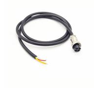 GX16 Câble de connexion aéronautique à 4 broches, GX16 4 broches, tête femelle, jeu de câbles électriques circulaires en métal pour bateaux, 20 AWG (2 m)