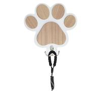 Gxdamxz Garde Robe Chien, Porte Laisses Manteau Mural Bois pour Accessoires Animal de Compagnie, Blanc