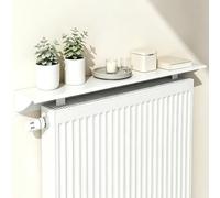 GXHYSW Tablette Radiateur sans Percer, Etagere Radiateur | Moderne Alliage D'aluminium Cache Radiateur, Anti-Fumé,Anti Poussière, pour Bureau à Domicile, Rangement et La Décoration