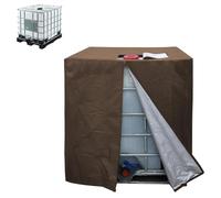 GXLBDK Bâche De Protection pour Cuve IBC 1000L, Film De Protection pour Cuve d'eau De Pluie, Imperméable Et Antigel(Size:120 * 100 * 116cm/47 * 43 * 45in,Color:Rendez-Vous)
