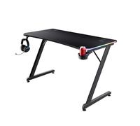 Trust Gaming Bureau gaming GXT 709 Luminus LED RGB 10 modes USB 120 x 60 cm Support casque Noir