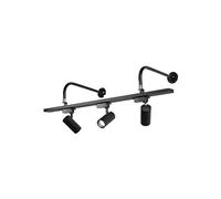 GXXINGIN Downlights pour Plafond Spot Mural Bras télescopique Tige Longue Murale Afficher la Photo Spot sur Rail LED à Bras Long Downlights pour Plafond (Couleur : Blanc, Taille : 30 W x 3) (Noir 30