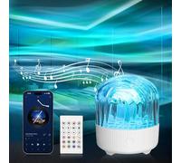 GY Mesh Projecteur Ciel Étoilé LED Bluetooth, Lampe Lave 3D RGB avec 18 Effets Lumineux & Télécommande, Projecteur Aurore Boréale, Veilleuse LED Enfant, Lampe Ambiance Déco Chambre