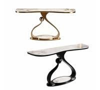 GY8PKVWKWQ Table D'entrée, Table Console, Peu Encombrante, Ferronnerie, Plateau en Roche, Or, Noir, 80 Cm, 140 Cm, 150 Cm, for Salon, Entrée Étroite(Gold,140cm)