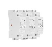 GYHC Contacteur domestique sur rail DIN AC24 V 48 V 110 V 220 V 2P 25 A 2NC 2NO 1NO1NC 50/60 Hz (1P 25 A 1NO AC220 V)