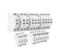 GYHO8 1P 2P 3P 4P 40A 63A 100A 125A Interlock Circuit Breaker AC Din Rail Manual Transfer Switch CZAOINCU(1P,100A)