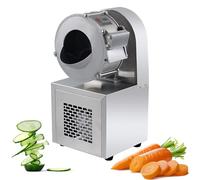 GYKOZY Hachoir et trancheuse électrique Professionnelle pour légumes, râpe en Acier Inoxydable pour Chou, Pommes de Terre, tomates, largeurs Disponibles : 2,3 mm/3 mm/4 mm/6 mm (3mm)