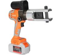 GYKOZY Kit de sertissage hydraulique Rechargeable, sertisseuse de cosses de câbles électriques 60 KN, Plage de sertissage 16-300 mm² avec 2 Batteries Rechargeables