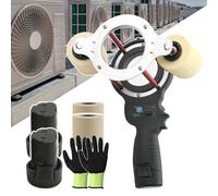 GYKOZY Machine Automatique d;enroulement de conduits de climatisation, Outil de rubanage pour tuyaux en cuivre, Enrouleur de Colliers de Serrage de 7 cm pour la Protection des Faisceaux de câbles